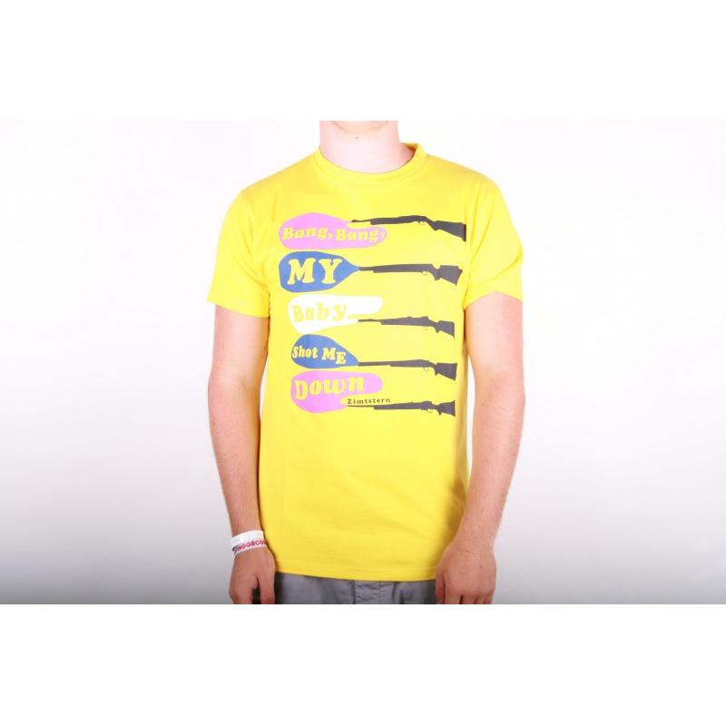 Zimtstern T-shirt Bang Bang Yellow