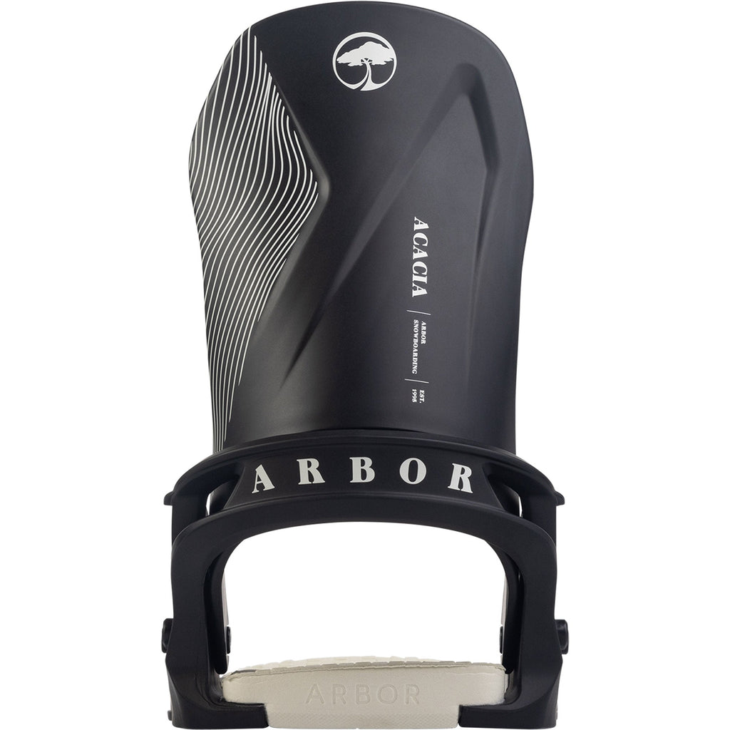 ARBOR Acacia Snowboardbindung 2025 Black Marshmellow