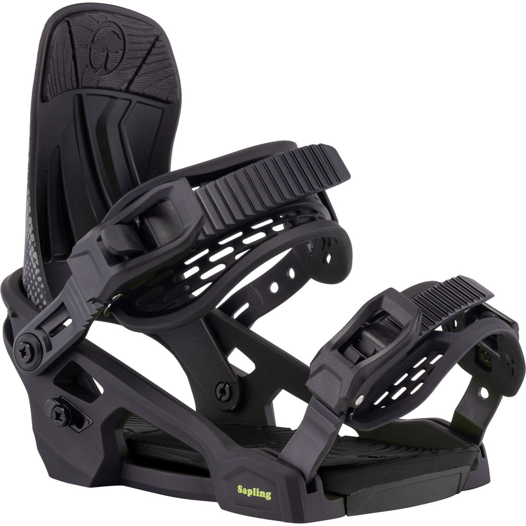 ARBOR Sapling Snowboardbindung 2025 Black Slime