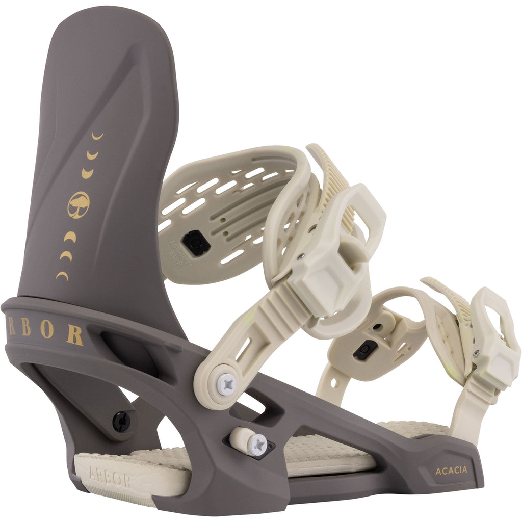 ARBOR Acacia Snowboardbindung 2025 Plum Ivory