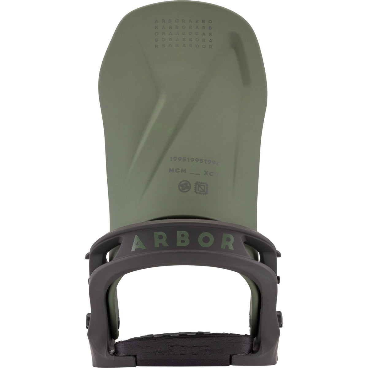 ARBOR Spruce Snowboardbindung 2025 Sage Black