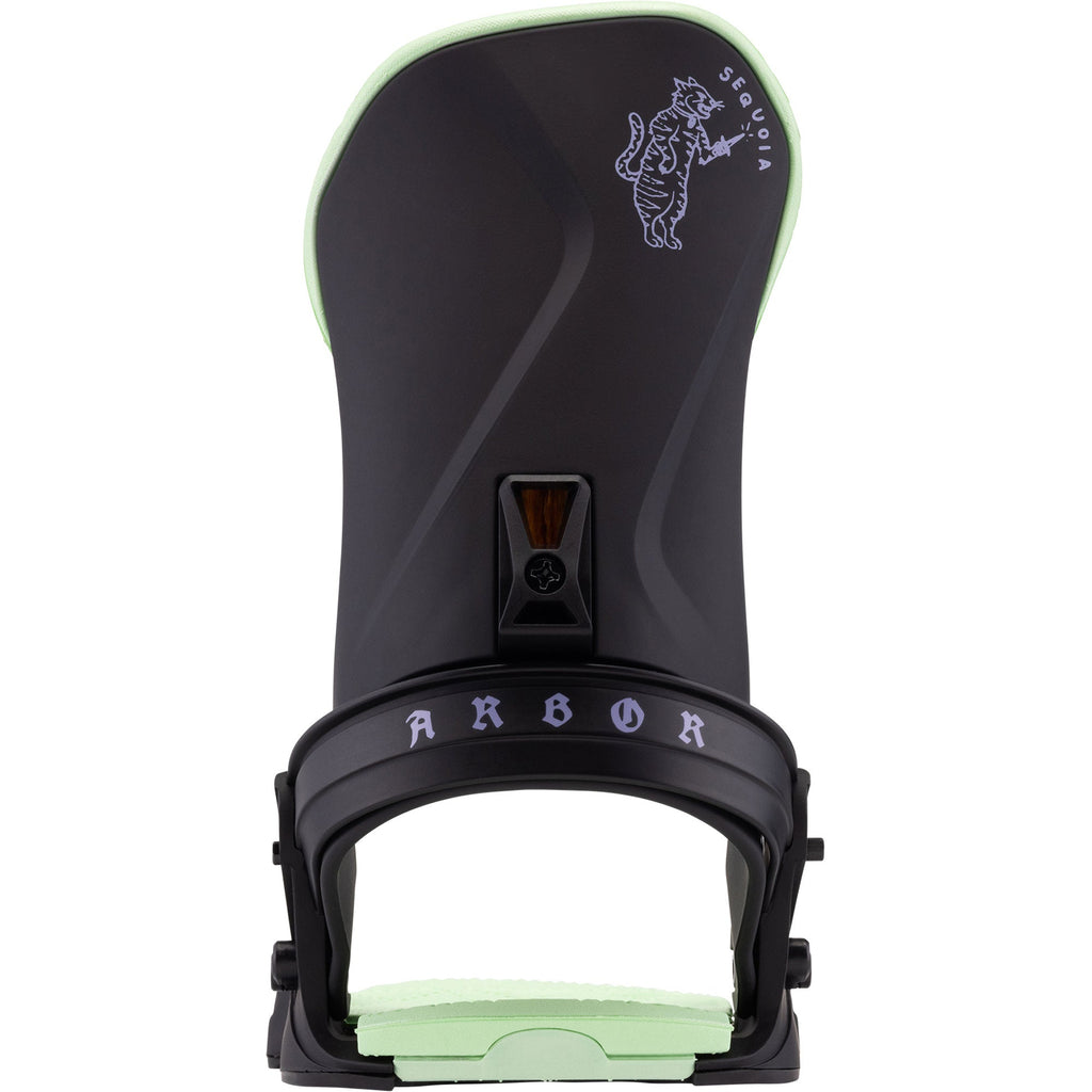 ARBOR Sequoia Snowboardbindung 2025 Black Mint