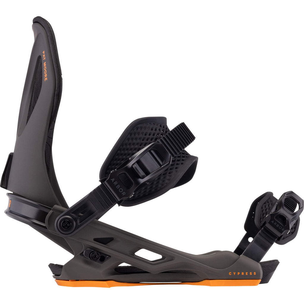 ARBOR Cypress Snowboardbindung 2025 Pat Moore Charcoal