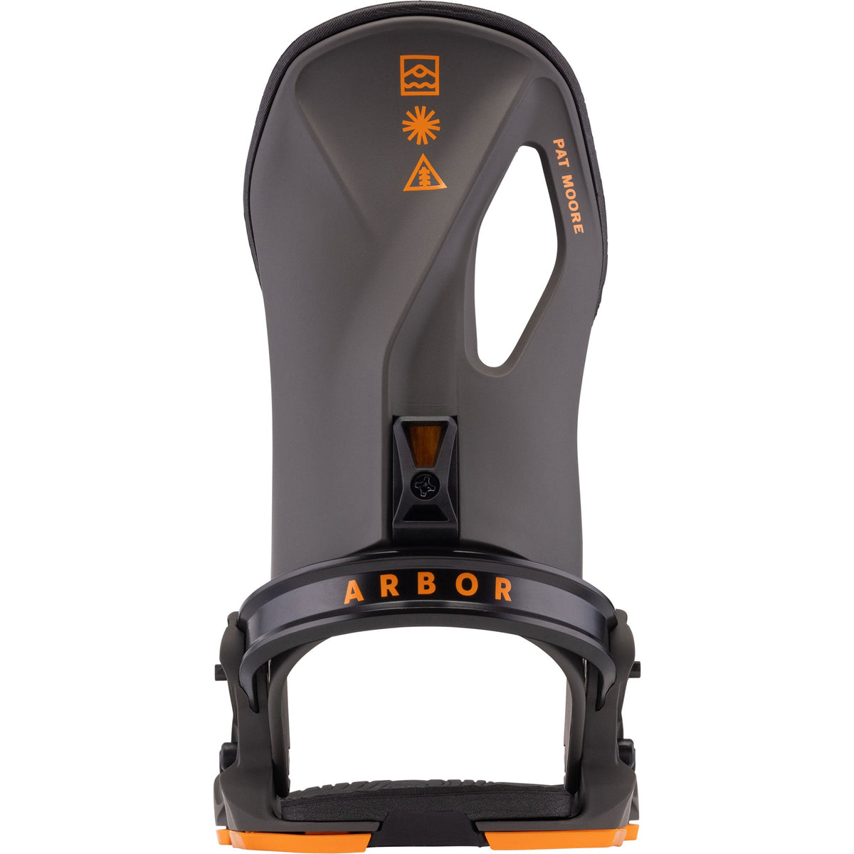 ARBOR Cypress Snowboardbindung 2025 Pat Moore Charcoal