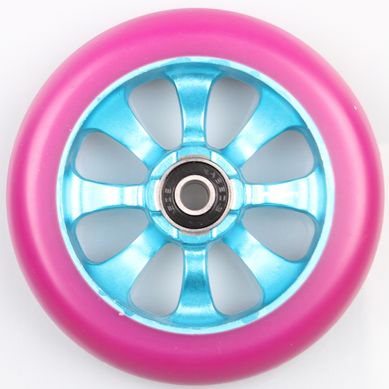 Fasen Wheels 8 Spokes Purple/Blue
