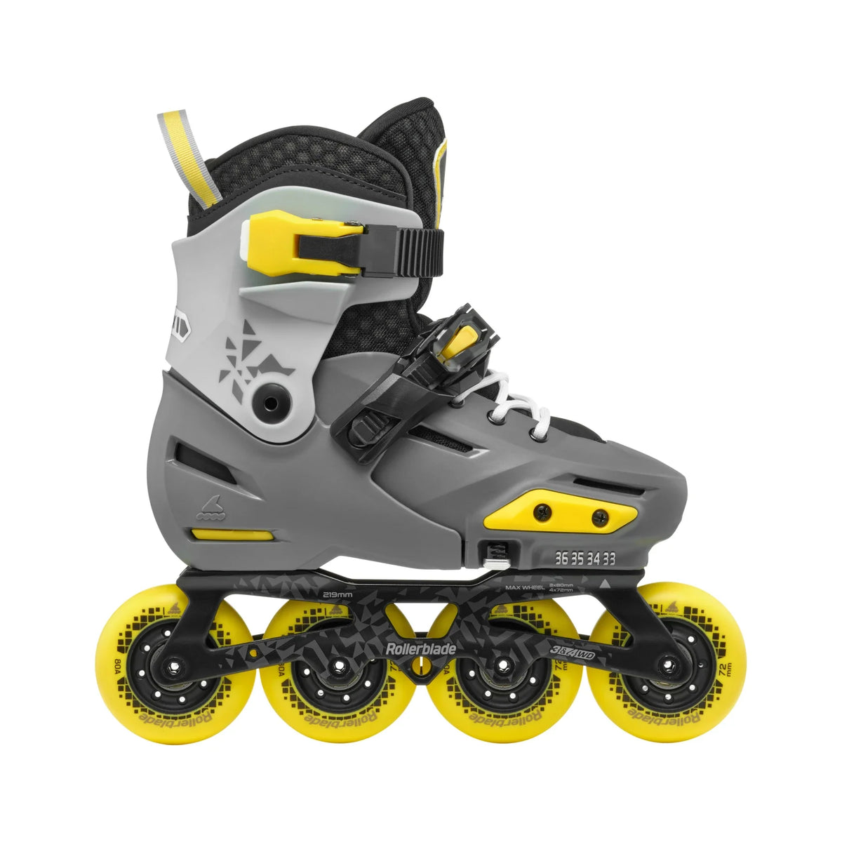 Rollerblade Urban Freeskate Apex Charcoal/Yellow