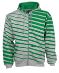 Chico Hooded Zipper Confused Zebra green