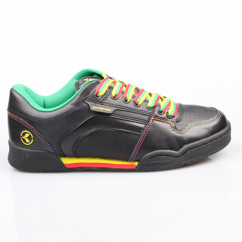 Kustom Schuhe Dekade black rasta