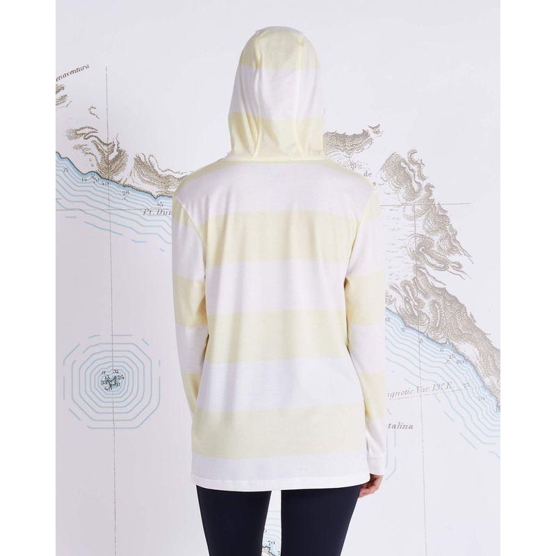 Salty Crew Women Top Water Midweight Sun Hoodie banana