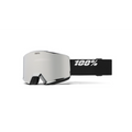 100% Snow Goggle NORG HiPER Essential Black / Silver ML Mirror