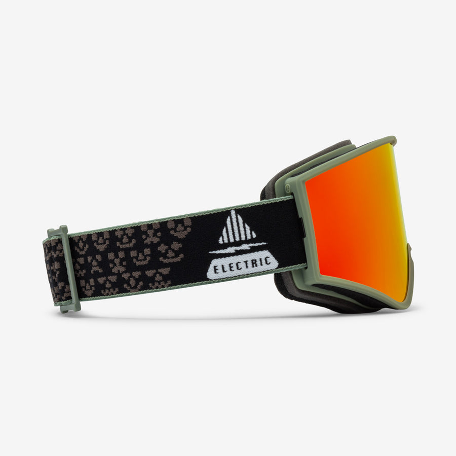 Electric Goggle EK1 Drama Moss Black/ Red Chrome + Bonus Lens Rose