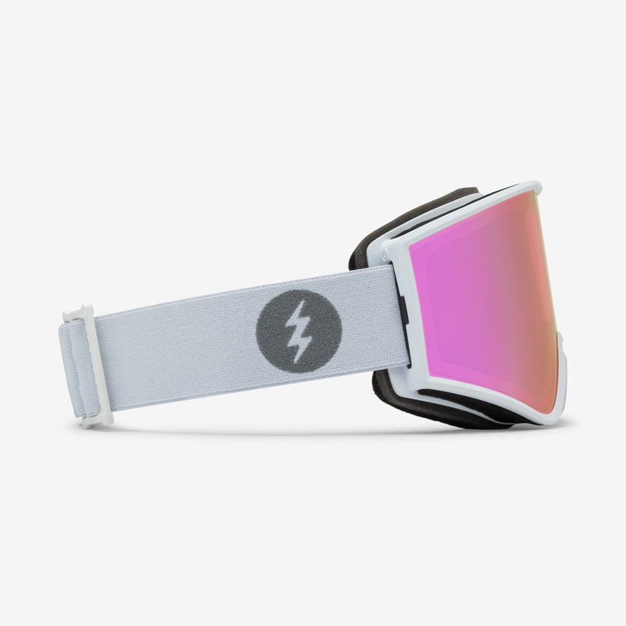 Electric Goggle EK1 Matte White / Pink Chrome + Bonus Lens Dark Grey
