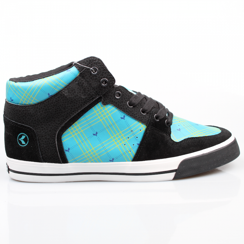 Kustom Schuhe Kristo black cheques