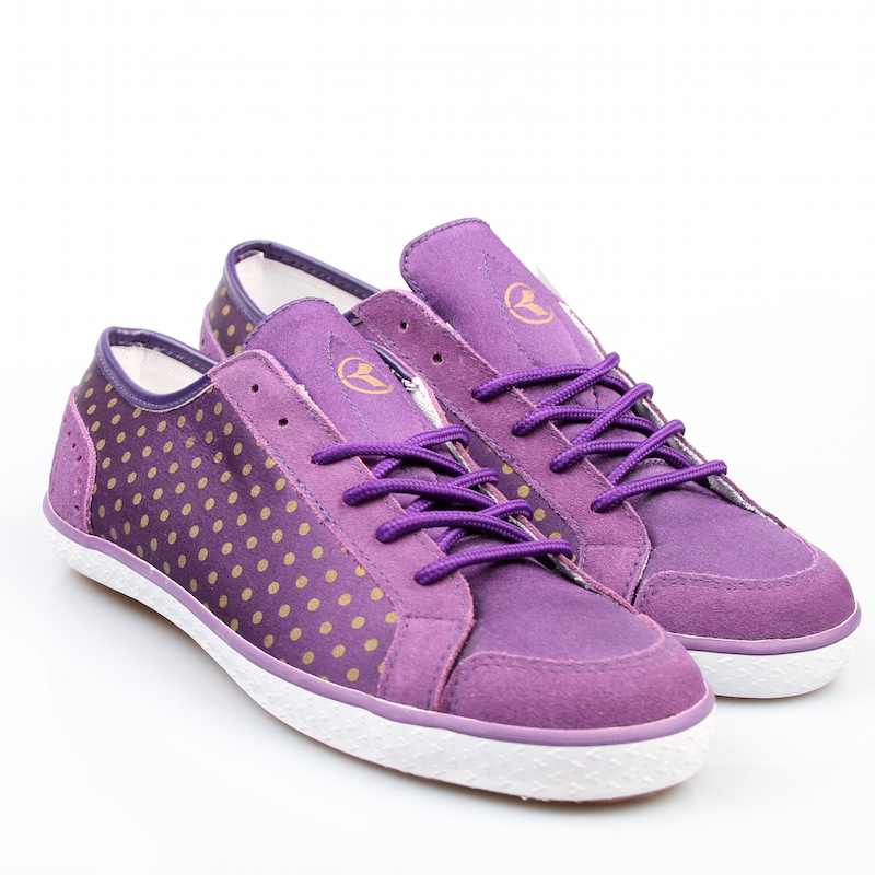 Kustom Schuhe Gemma violett / gold *Ladys*