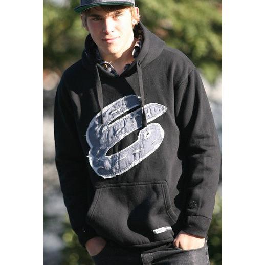 Elyts Hooded Distressed black