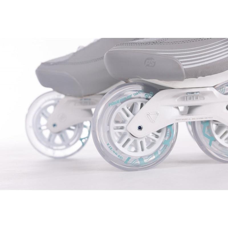 Powerslide Skates Swell Glacier Lake 100 3D Adapt grey