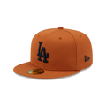 New Era Cap 59-Fifty LA Dodgers Essential brown navy