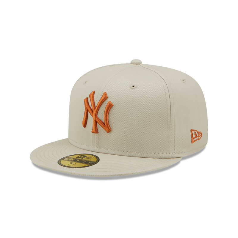 New Era Cap 59-Fifty New York Yankees League Essential Stone Grey/Orange