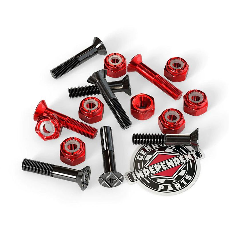 Independent Mounting Set Kreuz 1" black/red