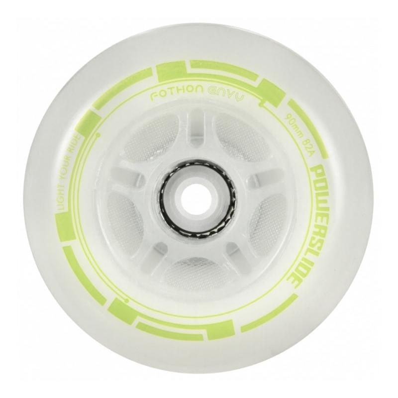 Powerslide Wheels Fothon Envy 72mm 82a green LED
