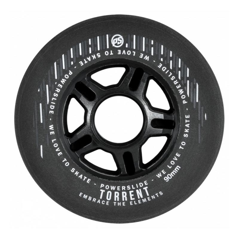 Powerslide Wheels Torrent Rain 90mm/84a black