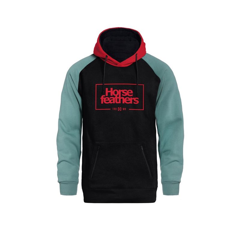 Horsefeathers Hoodie Sherman II true red/oil blue