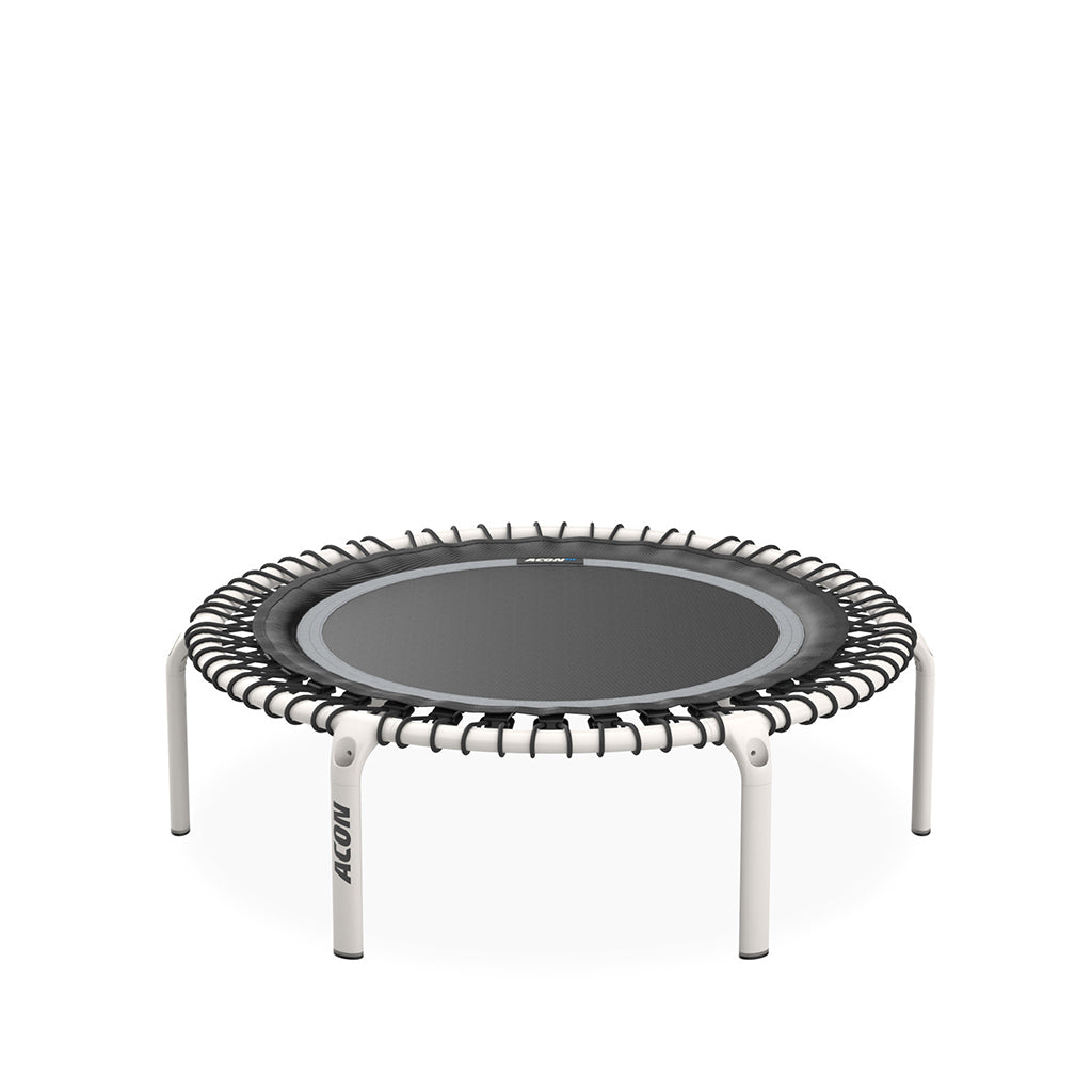 Acon Runder Rebounder Fitness-Trampolin Fit 1,12 m weiß