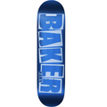 Baker Skateboard Deck Brand Logo Blue Foil 8.5''