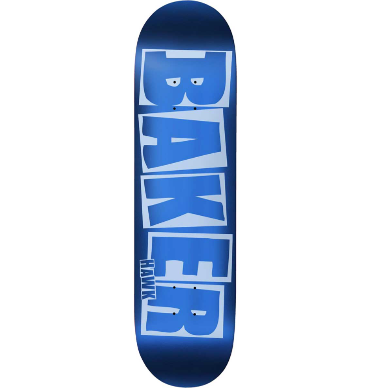 Baker Skateboard Deck Brand Logo Blue Foil 8.5''