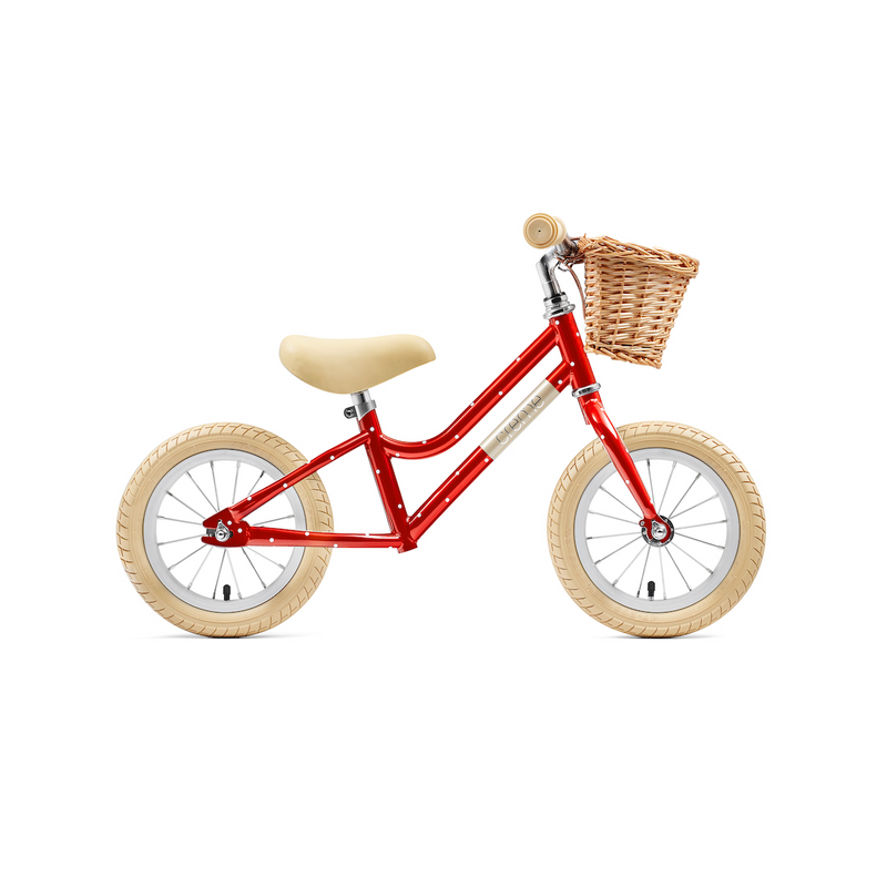 Creme Cycles Push-Bike Mia 12'' Red Polka