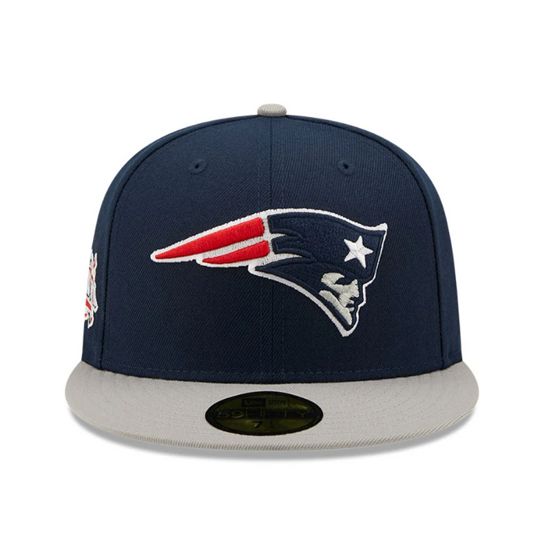 New Era 59-Fifty New England Patriots NFL Side Patch Blue
