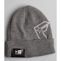 Famous crambled Beanie Grey/White