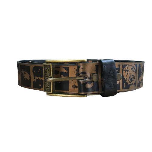 Lowlife Reversible Belt Line Up Black/Gold