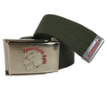 Split Belt Fabric Army Green