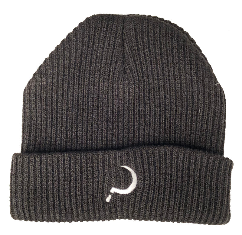 GC Beanie woven knit black