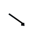 Blackriver Fingerboard Rail Square Pole black