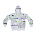 Quiksilver Zip Hoodie Harpoon White
