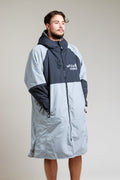 White Water Adults Hard Shell Robe - Steel Grey
