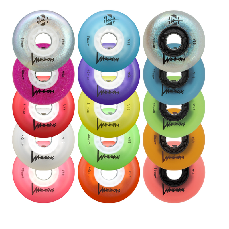 Luminous LED Wheels 80mm 85A