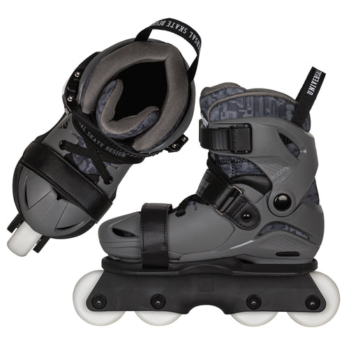 USD Kids Skate Glitch grey/black
