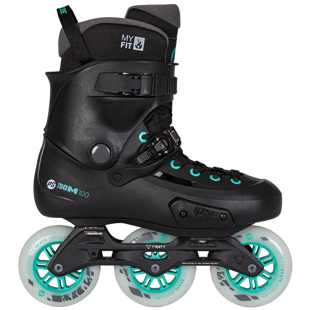 Powerslide Skates Zoom Pro 100 Black Mint