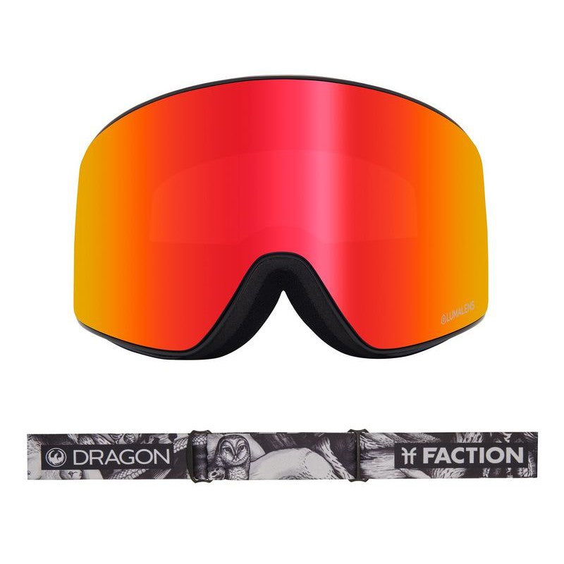 Dragon Goggle PXV - Faction with Lumalens Red Ionized + Lumalens Rose Lens