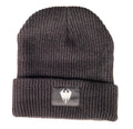 Reign Beanie woven knit black