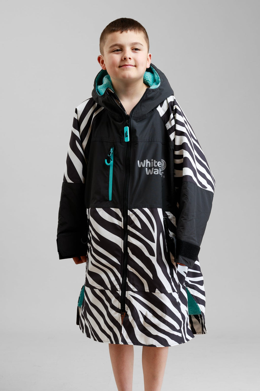 White Water Juniors Hard Shell Robe - Zebra Print- Limited Edition
