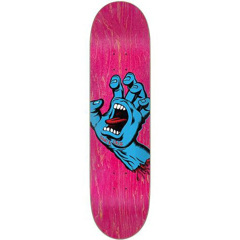 Santa Cruz Skateboard Deck Screaming Hand pink 7.8''