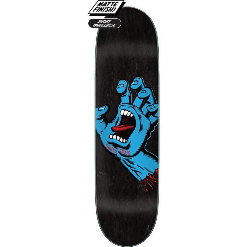 Santa Cruz Skateboard Deck Screaming Hand black 8.6''