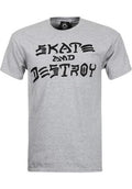 Thrasher T-Shirt Skate and Destroy greymottled