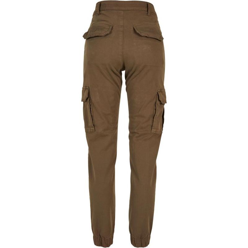Urban Classics Ladies Cotton Twill Utility Pants olive