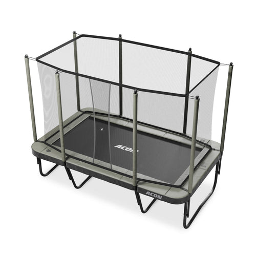 ACON 13 HD Rechteckiges Trampolin mit Netz und Leiter