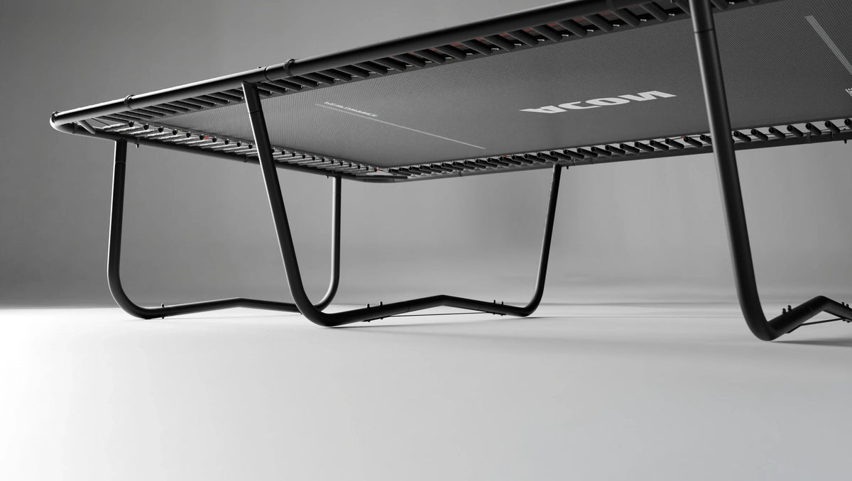 Acon 16 HD PRO Performance Rechteckiges Trampolin mit Netz und Leiter